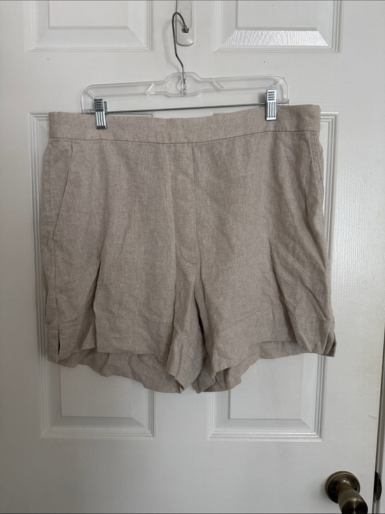 Banana Republic Pants - Banana Republic Beige Linen-Blend Casual Shorts